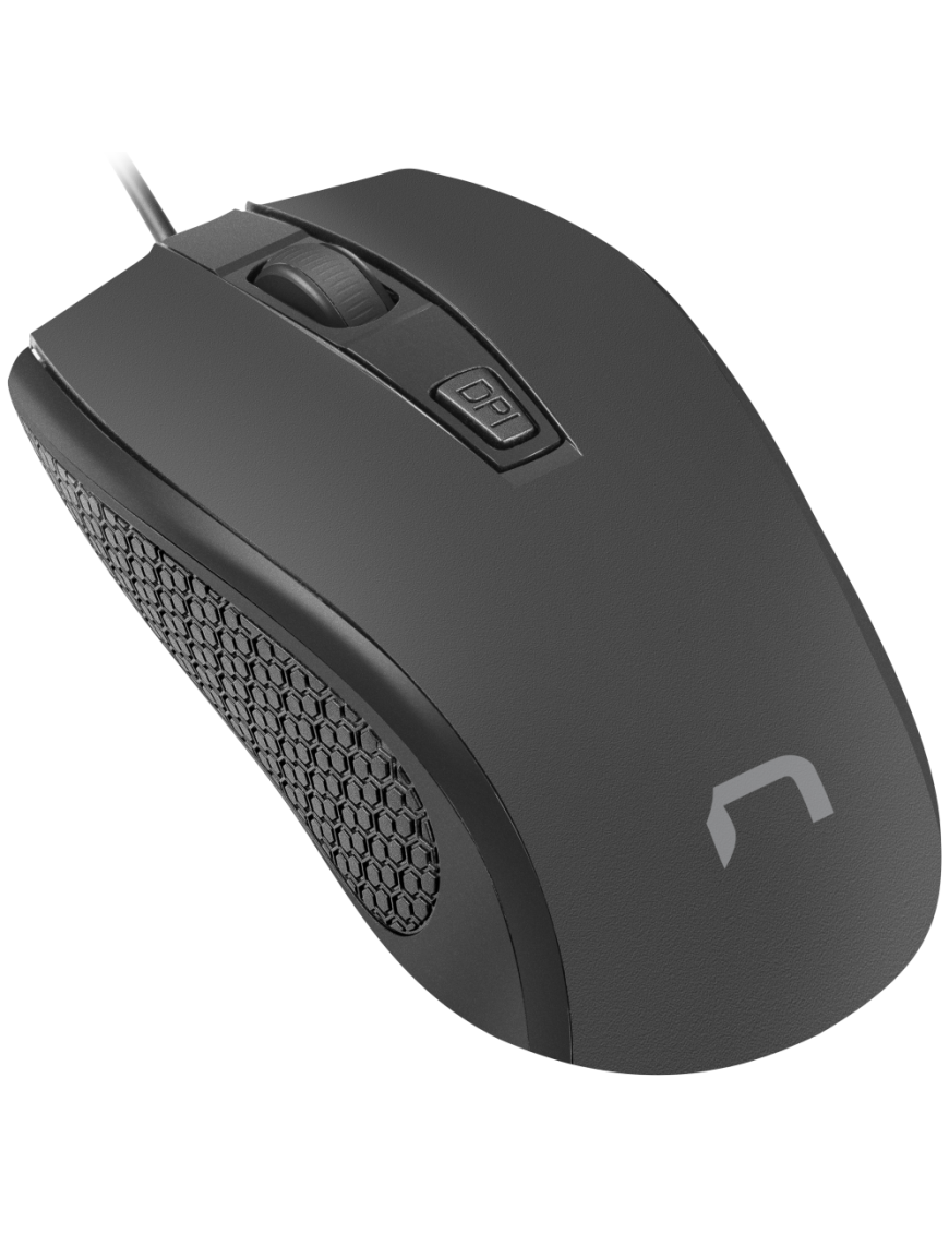 NATEC Hoopoe 2 ratón Oficina Ambidextro USB tipo A Óptico 1600 DPI