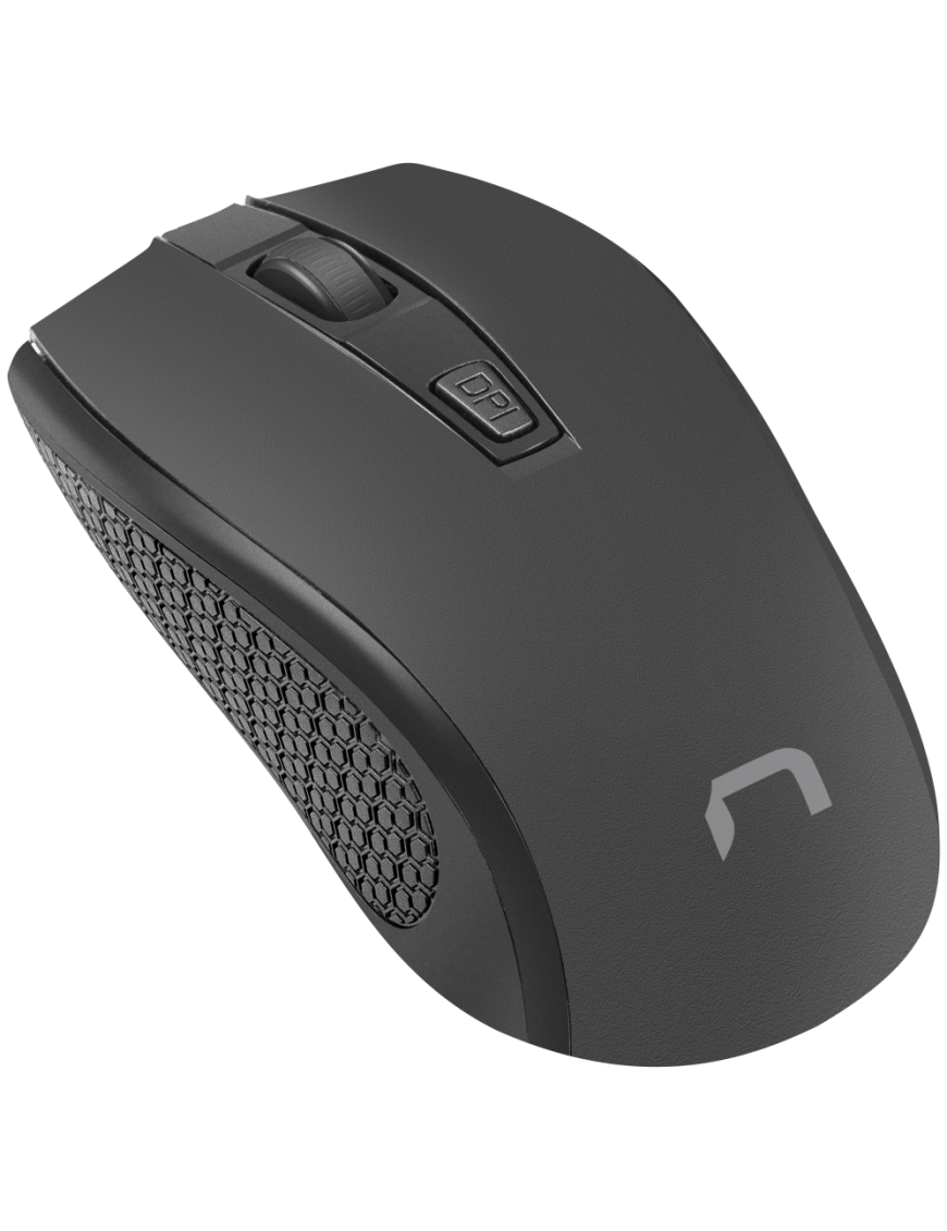NATEC Jay 2 ratón Oficina Ambidextro RF inalámbrico Óptico 1600 DPI