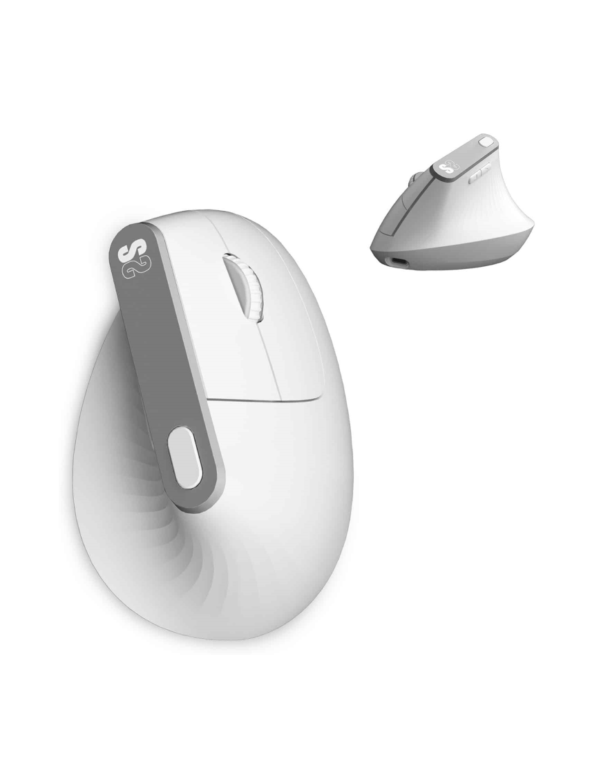 SUBBLIM SUBMO-EDNVW02 ratón Universal mano derecha Bluetooth + USB Type-C Óptico 4000 DPI