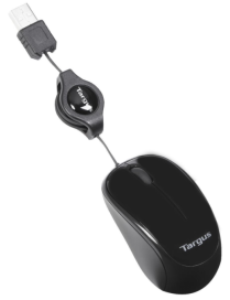 Targus AMU75EU ratón Viajes Ambidextro USB tipo A 1000 DPI