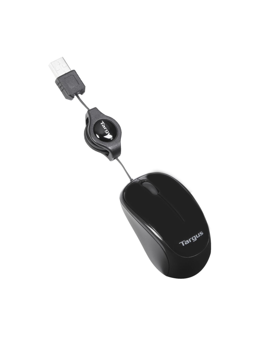 Targus AMU75EU ratón Viajes Ambidextro USB tipo A 1000 DPI