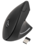 TooQ Ratón Inalámbrico Ergonómico Vertical 3200 DPI, 6 botones, Negro