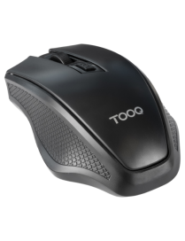 TooQ Ratón inalámbrico, 1600 DPI, 4 botones, Negro