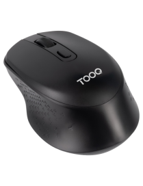 TooQ Ratón inalámbrico, 1600 DPI, 4 Botones, Negro