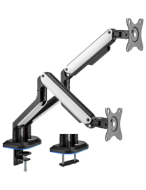 AISENS DT32TSR-297 soporte para monitor 81,3 cm (32") Escritorio Negro, Blanco