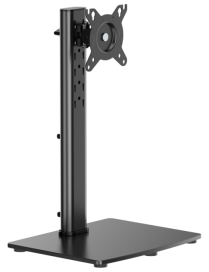 AISENS Soporte de Mesa Con Peana Eco Giratorio e Inclinable para Monitor/TV 12kg de 17-34, Negro