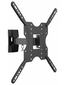 AISENS Soporte ECO giratorio, inclinable para monitor/TV 30kg (2 Pivotes) de 32-55, Negro