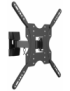AISENS Soporte ECO giratorio, inclinable para monitor/TV 30kg (2 Pivotes) de 32-55, Negro