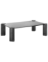AISENS Soporte Elevador Cristal para Monitor/Portátil, Negro