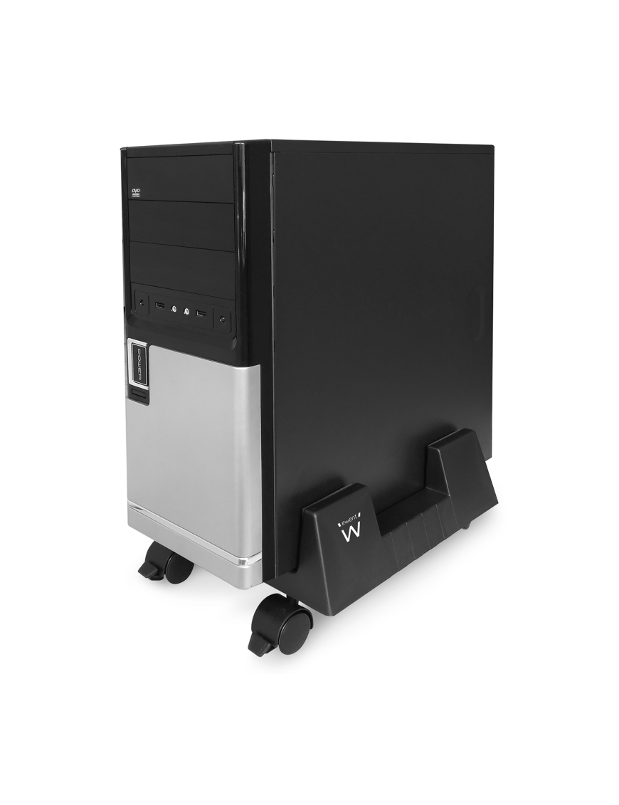 Ewent EW1290 soporte de CPU Carro para equipo informático Negro
