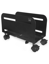 Ewent EW1291 soporte de CPU Carro para equipo informático Negro