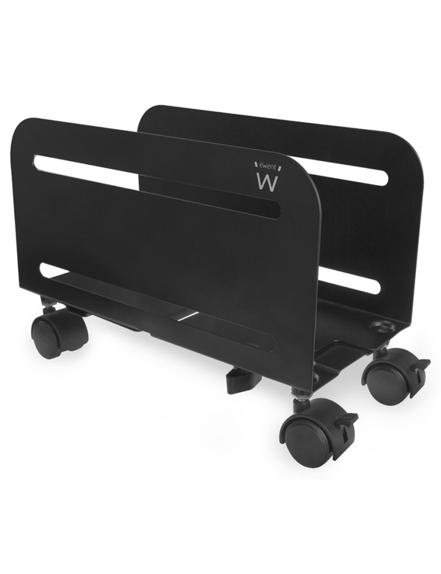 Ewent EW1291 soporte de CPU Carro para equipo informático Negro