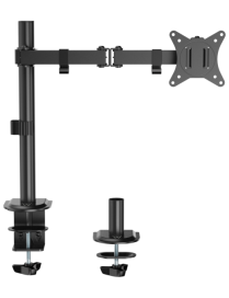 Ewent EW1510 soporte para monitor 68,6 cm (27") Negro Escritorio