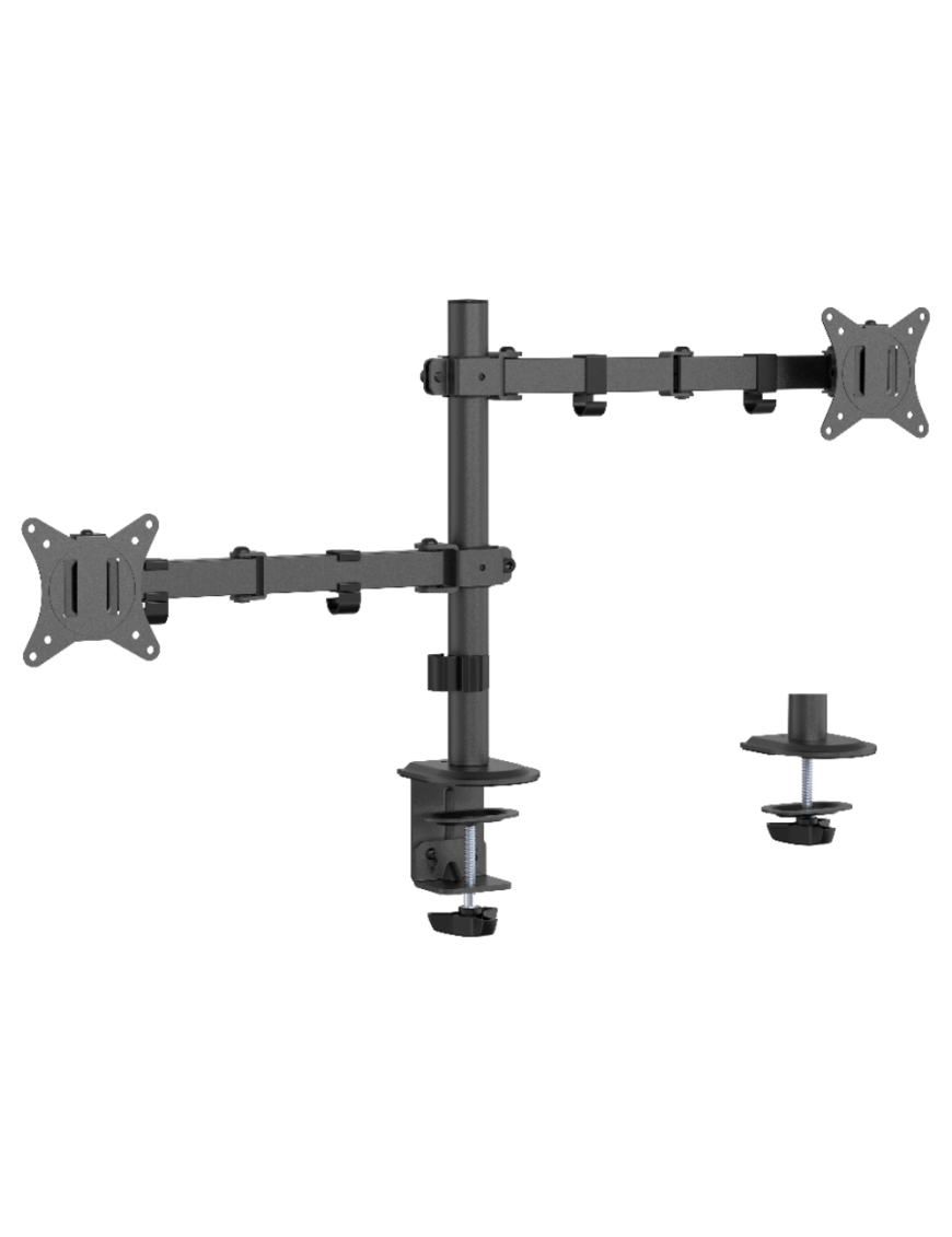 Gembird MA-D2-03 soporte para monitor 81,3 cm (32") Escritorio Negro