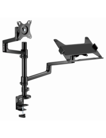 Gembird MA-DA-04 soporte para monitor 81,3 cm (32") Escritorio Negro