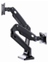 Gembird MA-DA2-03 soporte para monitor 88,9 cm (35") Escritorio Negro