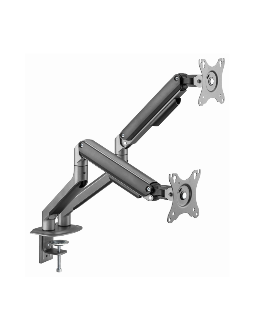 Gembird MA-DA2-05 soporte para monitor 81,3 cm (32") Escritorio Gris