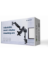 Gembird MA-DA2P-01 soporte para monitor 81,3 cm (32") Escritorio Negro