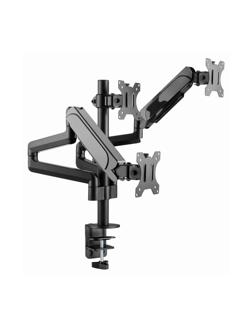 Gembird MA-DA3-01 soporte para monitor 68,6 cm (27") Escritorio Negro