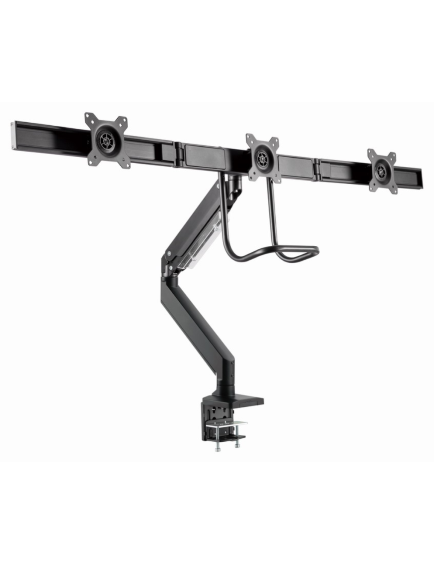 Gembird MA-DA3-03 soporte para monitor 68,6 cm (27") Escritorio Negro