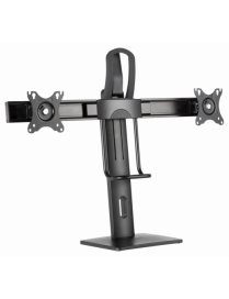 Gembird MS-D2-01 soporte para monitor 68,6 cm (27") Escritorio Negro