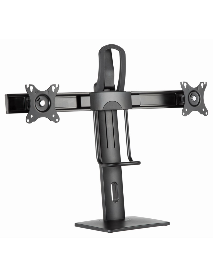 Gembird MS-D2-01 soporte para monitor 68,6 cm (27") Escritorio Negro