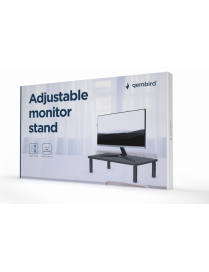 Gembird MS-TABLE-01 soporte para monitor Escritorio Negro