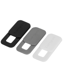 Targus AWH025GL accesorio para cámara web Tapa para webcam Negro, Gris, Blanco