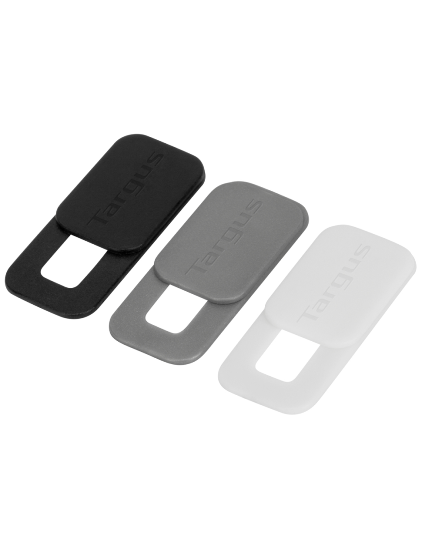 Targus AWH025GL accesorio para cámara web Tapa para webcam Negro, Gris, Blanco