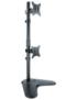 TooQ Soporte de mesa para 2 pantallas 17"-32" verticales