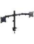 TooQ Soporte de Mesa para 2 Pantallas 17"-32", Color Negro