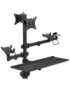 TooQ Soporte de Mesa para TPV/Impresora/Pantallas 17”-32”/Terminal/Lector/Teclado