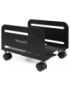 TooQ Soporte metálico para CPU de suelo con ruedas