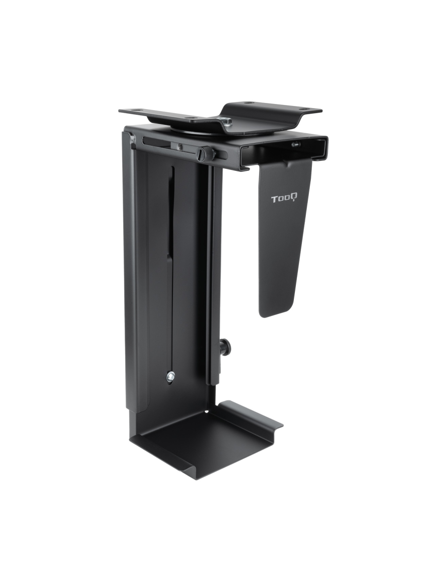 TooQ Soporte Metálico para CPU para Escritorio/Pared, Negro