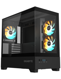 GIGABYTE C201 PANORAMIC Midi Tower Negro