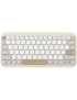 ASUS Marshmallow Keyboard KW100 teclado Hogar Bluetooth QWERTY Español Beige