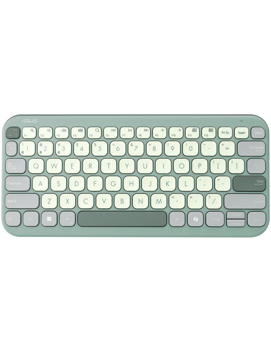 ASUS Marshmallow Keyboard KW100 teclado Hogar Bluetooth QWERTY Español Verde