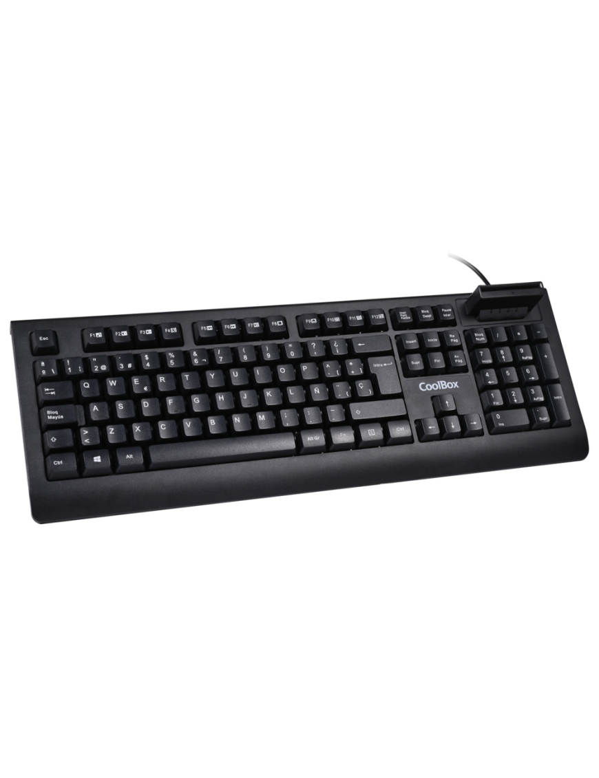 CoolBox TECLADO CON LECTOR DNIE V4