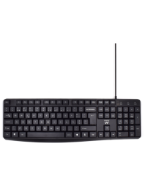 Ewent EW3002 teclado Oficina USB QWERTY Portugués Negro