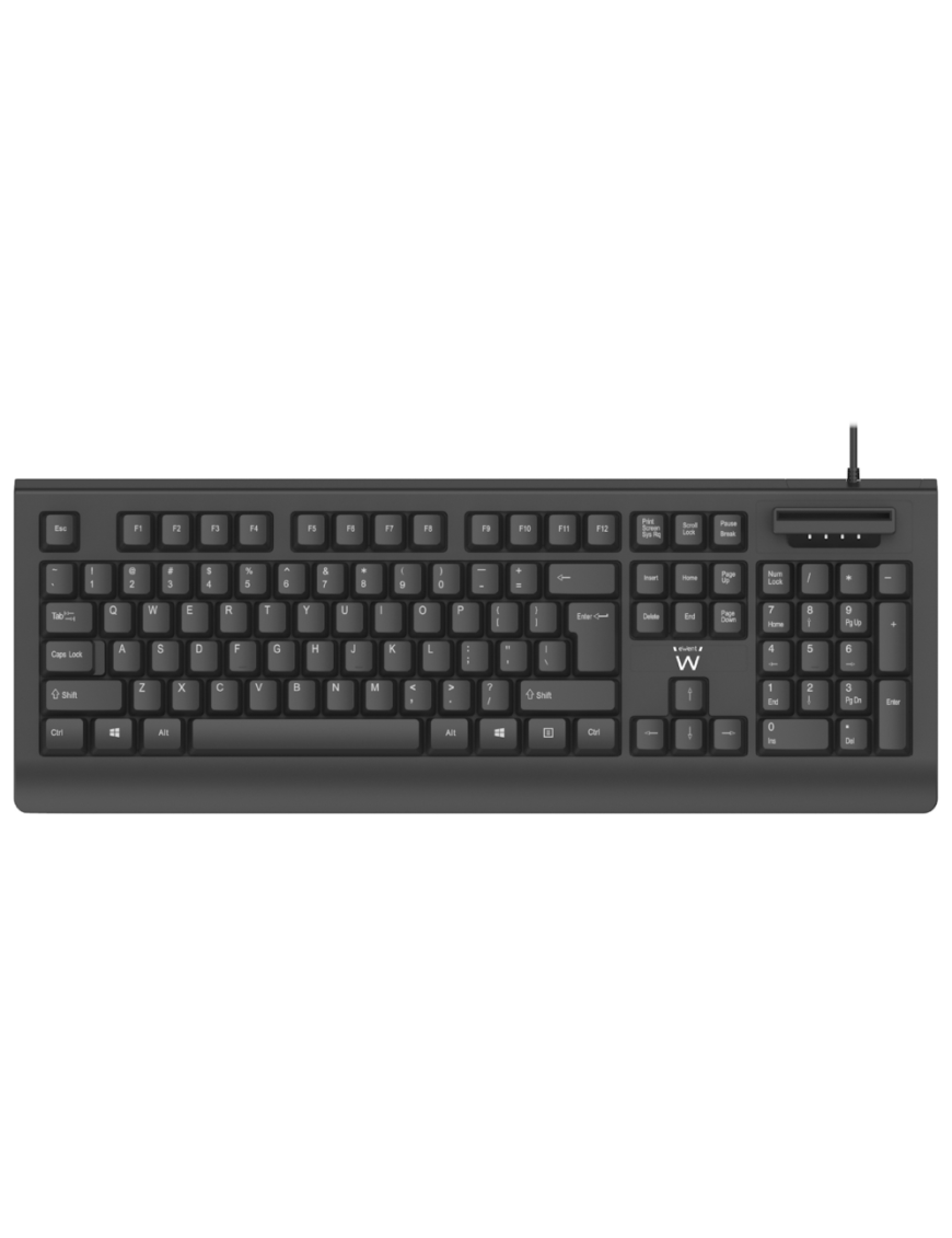 Ewent EW3286 teclado Universal USB QWERTY Español Negro