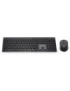 Gembird KBS-ECLIPSE-M500-ES teclado Ratón incluido Universal USB + Bluetooth QWERTY Inglés Negro