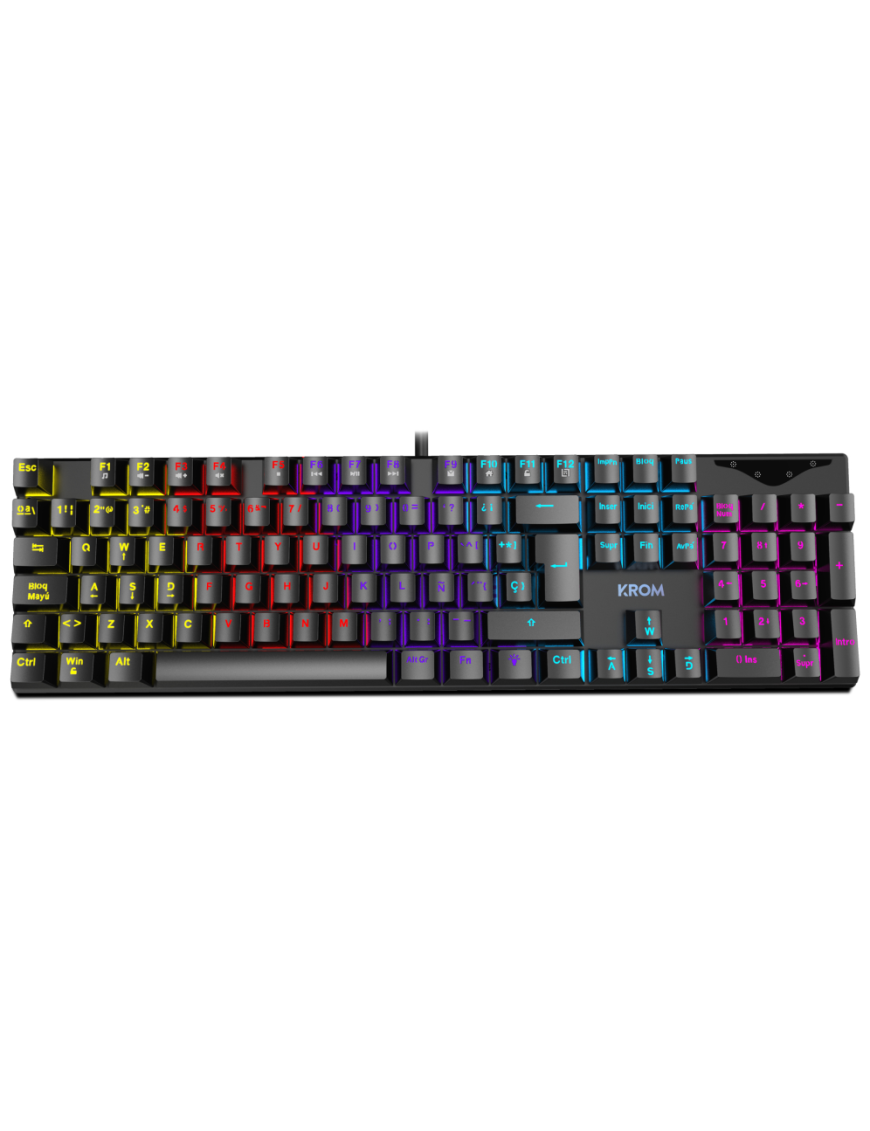 Krom Kasic teclado Juego USB QWERTY Inglés Negro