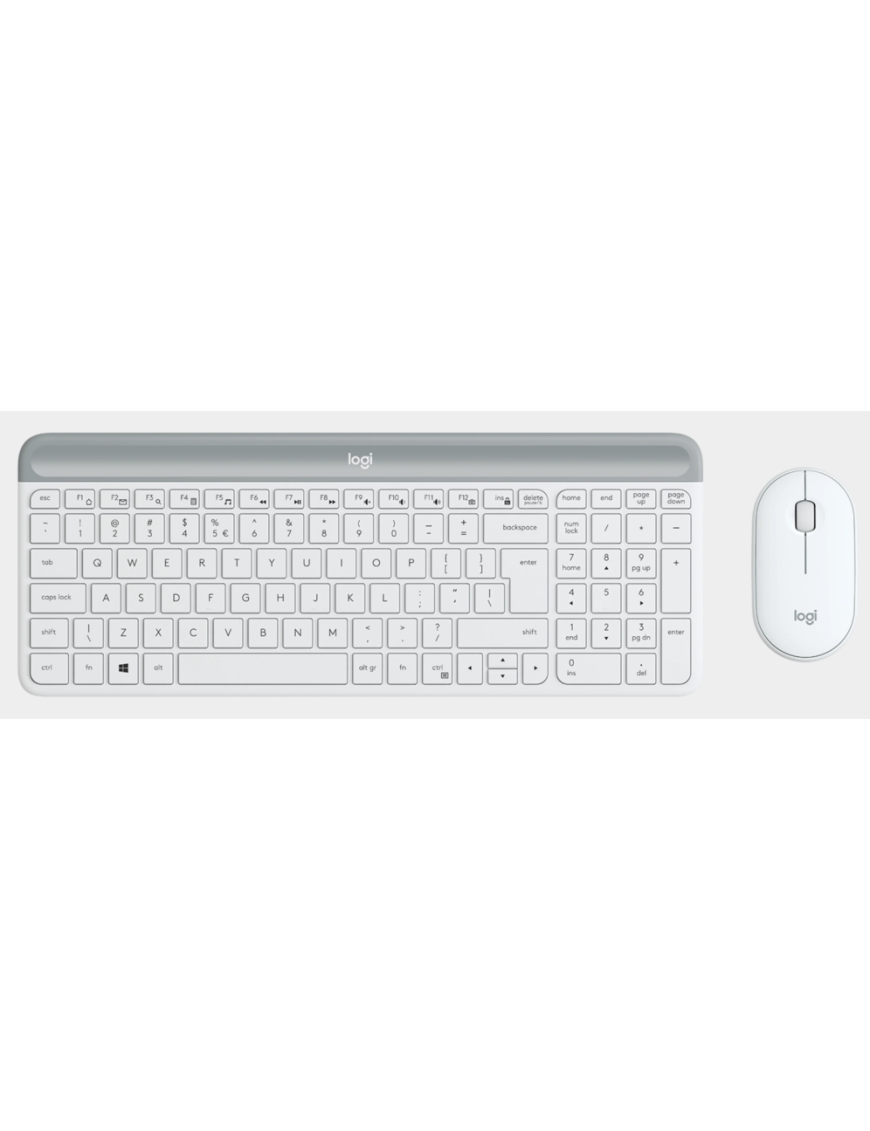 Logitech 920-009199 teclado Ratón incluido Oficina RF inalámbrico Español Blanco