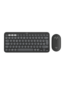 Logitech 920-012227 teclado Ratón incluido Universal RF Wireless + Bluetooth QWERTY Español Grafito