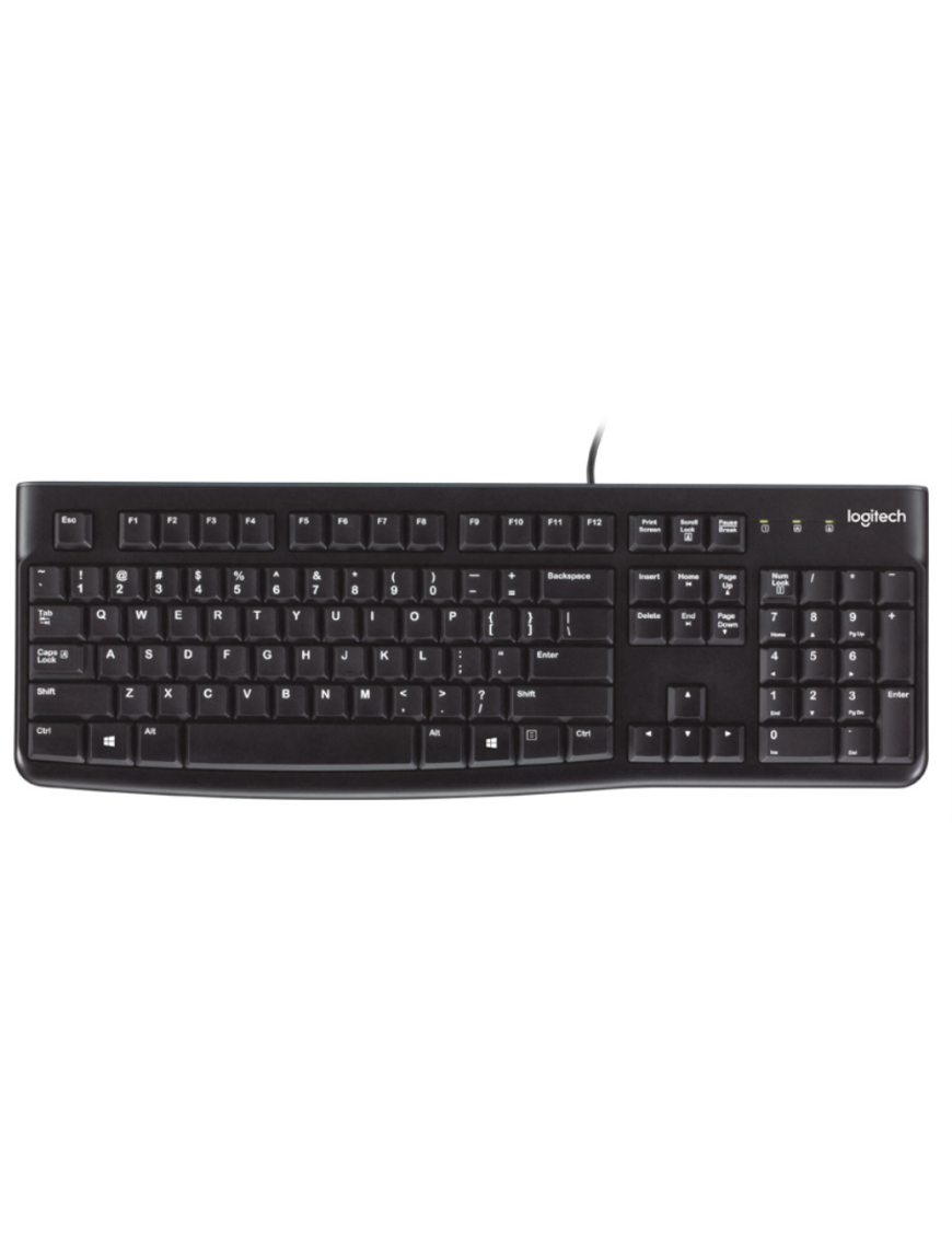 Logitech K120 for Business teclado Universal USB QWERTY Español Negro