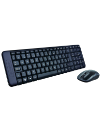 Logitech MK220 teclado Ratón incluido Oficina USB Español Negro