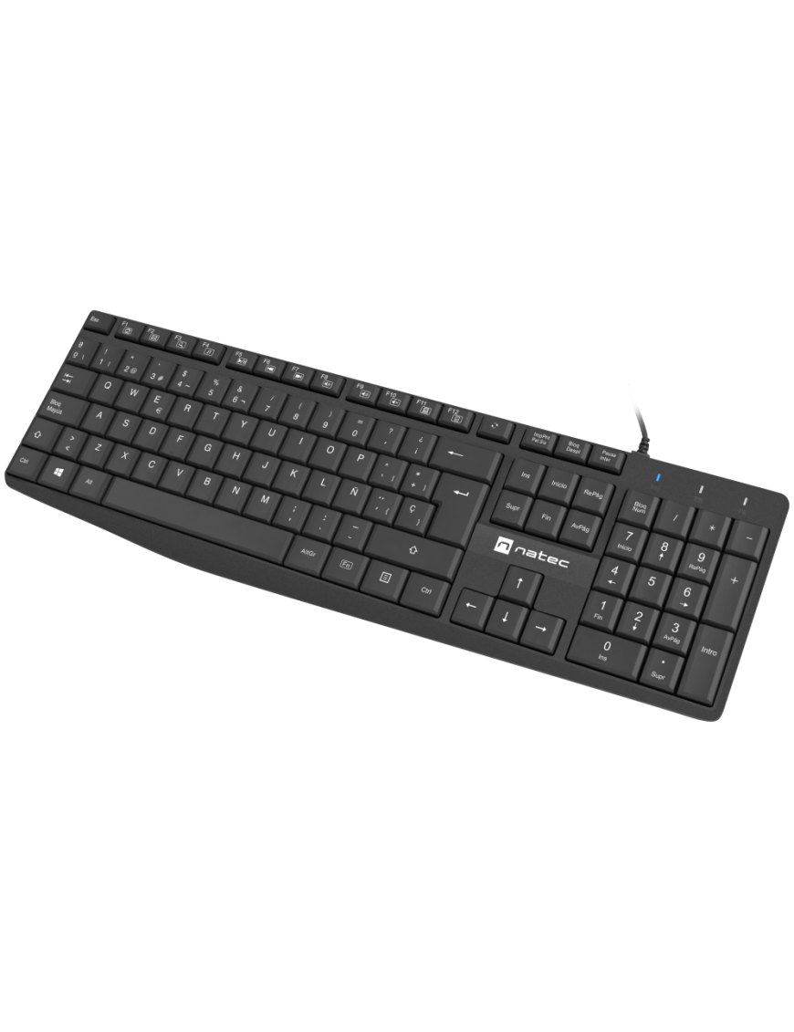 NATEC NKL-1948 teclado Universal USB QWERTY Español Negro