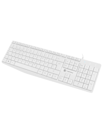 NATEC NKL-1949 teclado Universal USB QWERTY Español Blanco