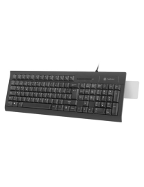 NATEC NKL-2052 teclado Oficina USB QWERTY Español Negro