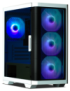 Zalman M4 WHITE carcasa de ordenador Mini Tower Negro, Blanco